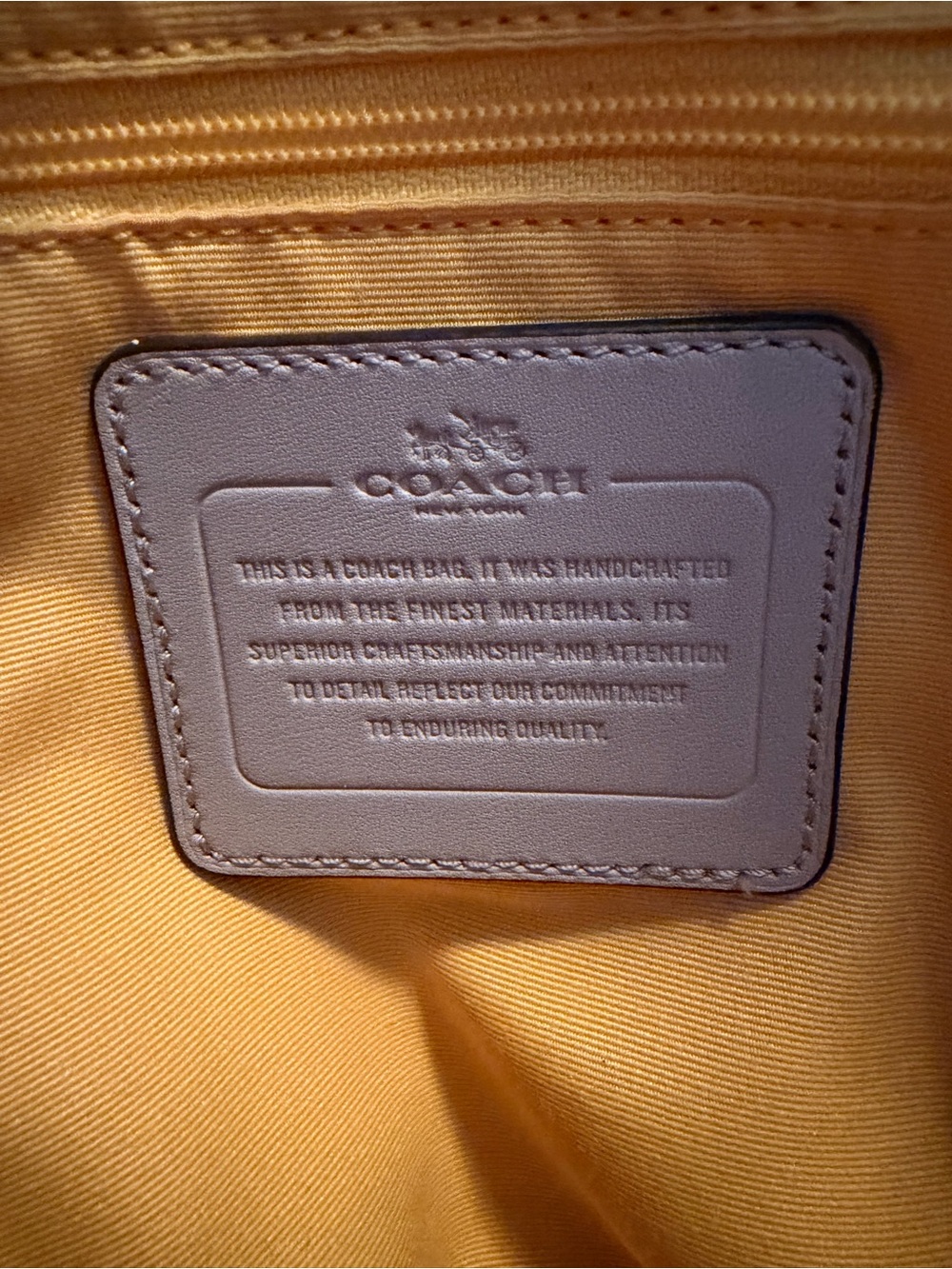 Coach Varsity Stripe City Zip Tote - Picture 5 of 6